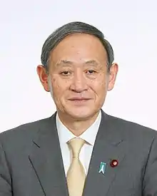 JaponYoshihide Suga, Premier ministre