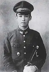 L'as japonais Yoshihiko Yajima, tué en mission le 25 août 1939. Ici en 1938, posant en grand uniforme.