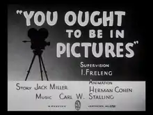 Description de l'image You Ought to Be in Pictures title card.png.
