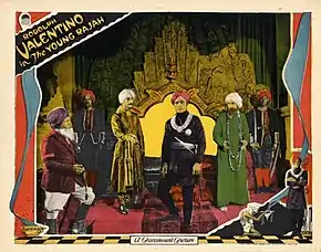 Description de l'image Young Rajah (1922) Lobby Card.jpg.