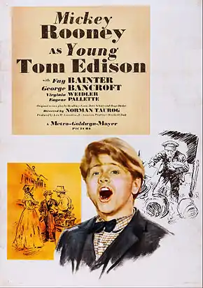 Description de l'image Young Tom Edison poster.jpg.