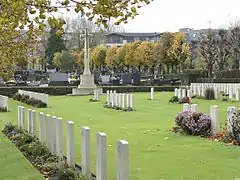 Ypres Town Cemetery Extension.