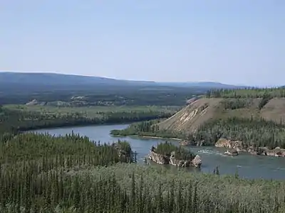 Le fleuve Yukon.