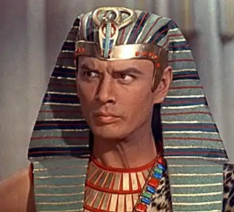 Yul Brynner dans le rôle de Ramsès II.