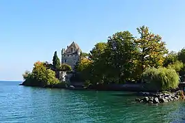 Prise de vue au bord du Lac Léman.