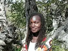 Description de l'image Yvonne Vera, Zimbabwean author.jpg.