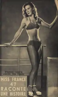 Yvonne Viseux dans V du 11 janvier 1948.