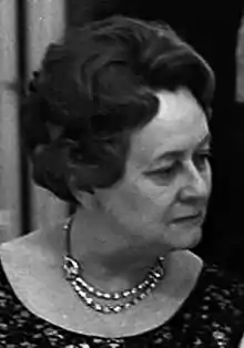 Yvonne de Gaulle en 1968.