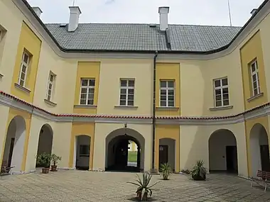 Cour intérieure du château.