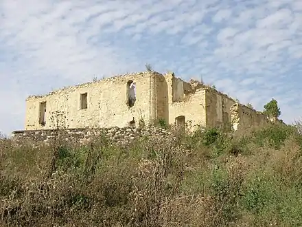 Ruines du château.