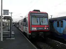 Gare de Coulommiers, terminus du trafic voyageurs de la ligne.