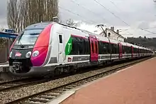 La Z 50015/16 en gare de Luzarches