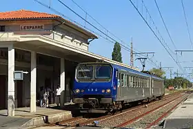 Z7336 en gare de Lesparre