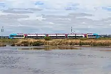 Une ZGC assurant une mission entre Nantes et Le Croisic vue dans les marais salants du Pouliguen.