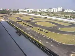 Le tracé du circuit de karting