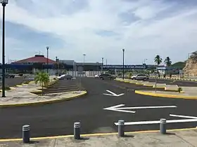 Entrée de l'aéroport en 2015.