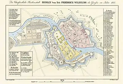 Neu-Kölln marqué d'un "D", 1688.