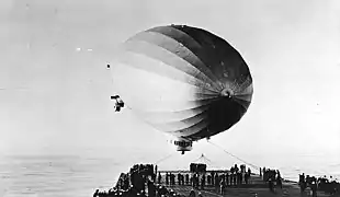 À l’appontage sur l'USS Saratoga.