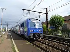 Z 5600 au quai terminus, en 2017.