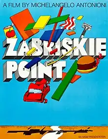 Description de l'image Zabriskie Point (1970 Milton Glaser poster).jpg.