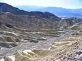 Vue de la rivière Zabriskie.