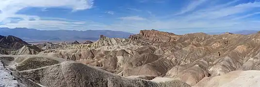 Autre panorama de Zabriskie Point