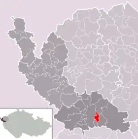 Localisation de Zádub-Závišín