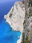 Falaises du nord de la baie.