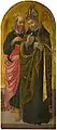 Zanobi MachiavelliSt Marc et St Augustin,entre 1468 et 1472,129,5 x 52,1 cm.National Gallery, Londres, Royaume-Uni.