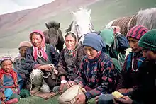 En été, femmes et enfants zanskaris vivent loin des villages avec le bétail. Cette   transhumance est similaire à celle qui se pratique dans les Alpes où les animaux sont envoyés dans les estives.