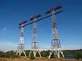 Triple pylône à Zaporizhia