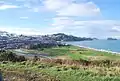 Zarautz (vue générale depuis le camping).