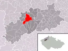 Localisation de Žatec