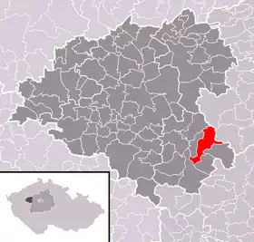 Localisation de Zbečno
