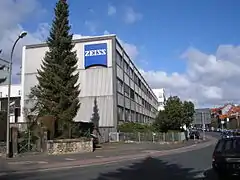 L'usine Zeiss à Göttingen.