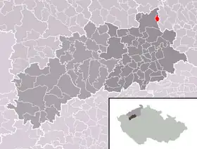 Localisation de Želkovice