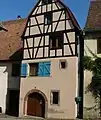 Ancien fournil communal (1490).Village sur la route des vins d'Alsace.