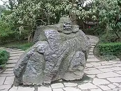 Statue du général Zhang Fei
