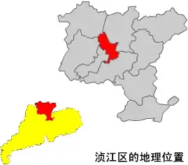 Localisation de Zhēnjiāng Qū