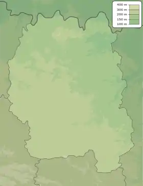 Voir sur la carte topographique de l'oblast de Jytomyr