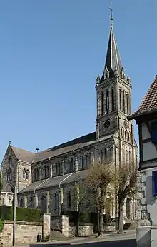 Zillisheim : église paroissiale Saint-Laurent (1862-1876)
