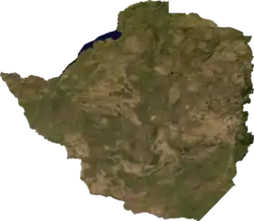 carte : Géographie du Zimbabwe