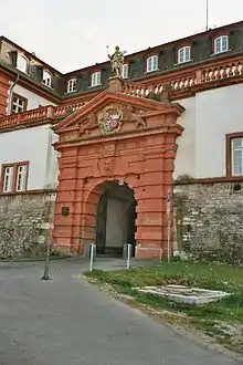 Porte principale de la citadelle à la commanderie, Citadelle de Mayence, 1660