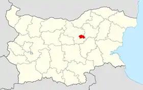 Localisation de Zlataritsa