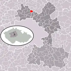 Localisation de Zlonín