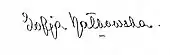 signature de Zofia Nałkowska