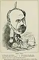 Caricature de Zola (Le Cycle, 7 octobre 1894).