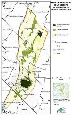 Image illustrative de l’article Réserve de biosphère du mont Saint-Hilaire