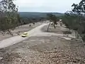 Zone d'appui avec piste aux Bélugues, Forêt Domaniale de la Colle du Rouet, Le Muy, Var en 2006.