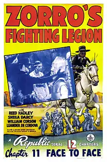 Description de l'image Zorro's Fighting Legion poster.jpg.